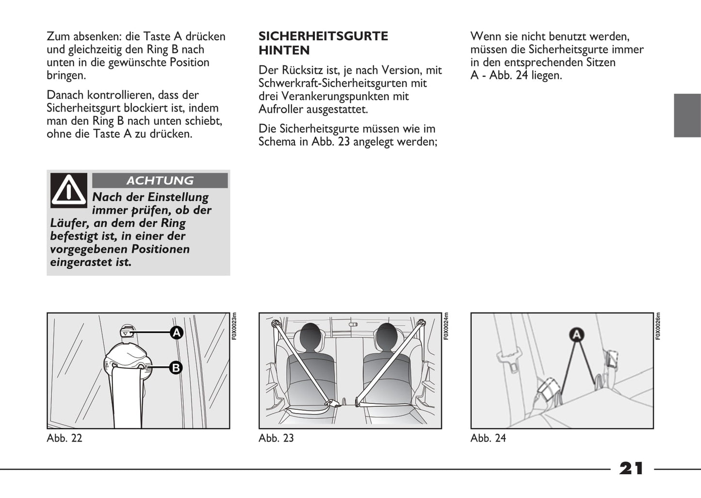 2012-2013 Fiat Strada Bedienungsanleitung | Deutsch