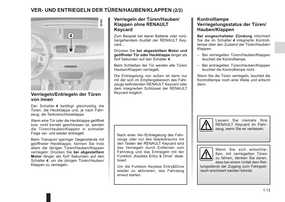 2010-2011 Renault Mégane Gebruikershandleiding | Duits