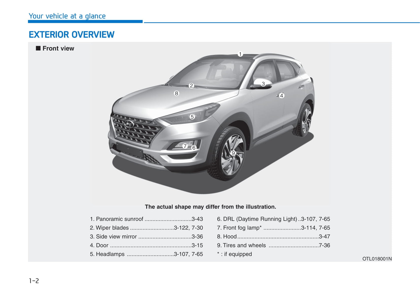 2018-2021 Hyundai Tucson Manuel du propriétaire | Anglais