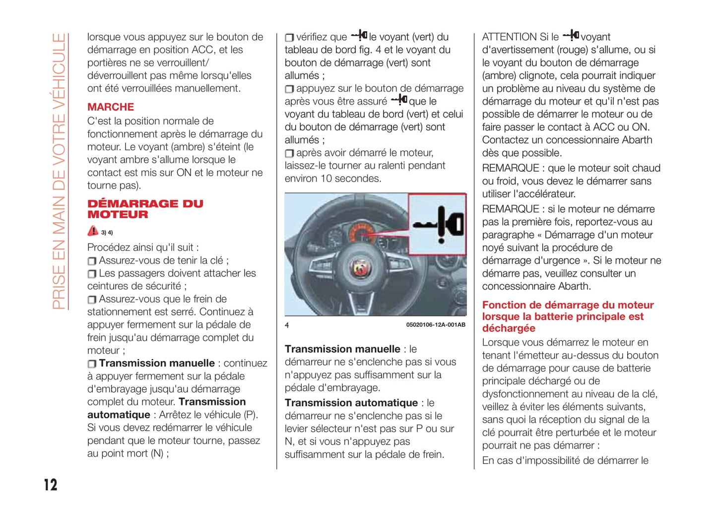 2016-2019 Abarth 124 Spider Gebruikershandleiding | Frans