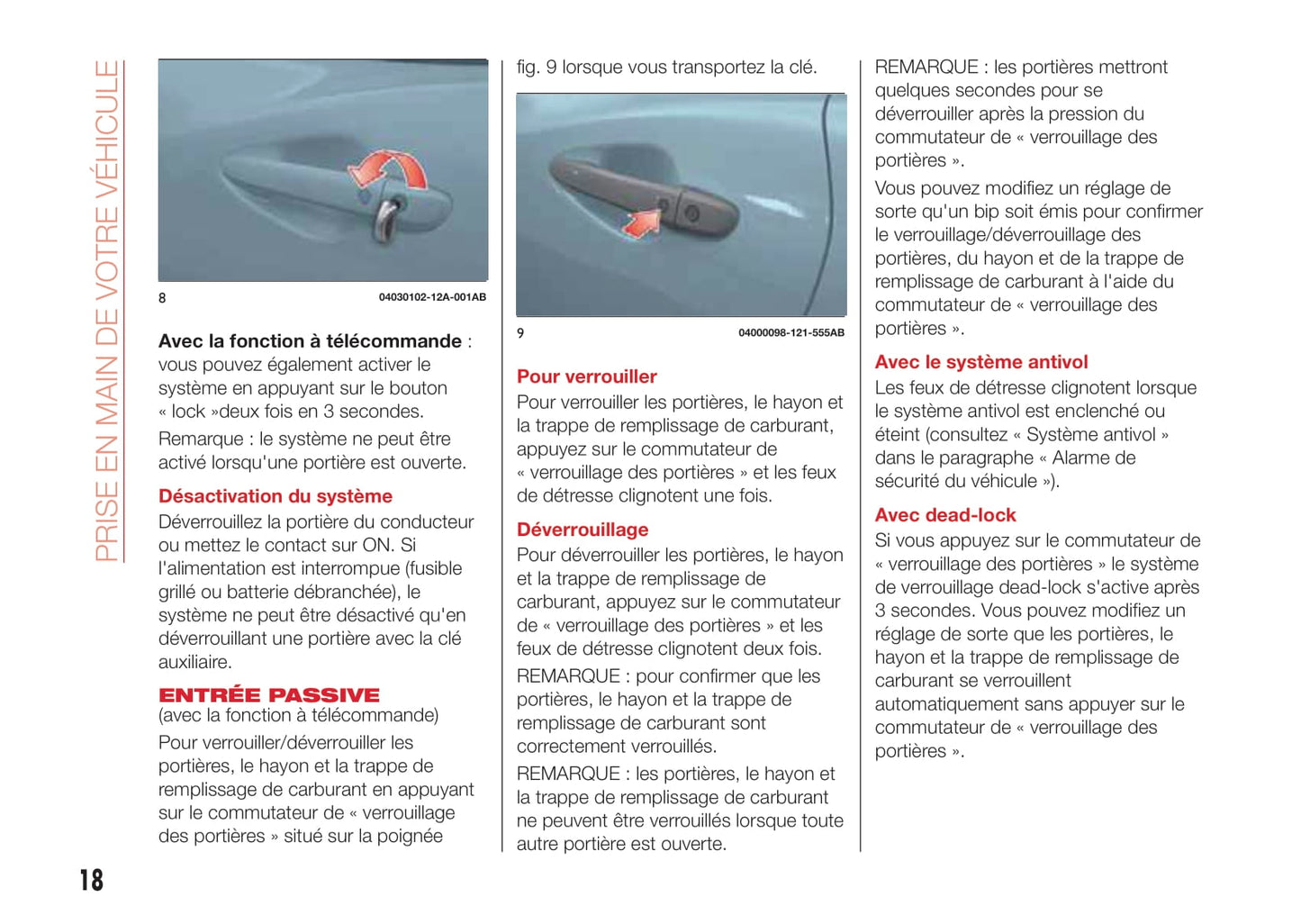 2016-2019 Abarth 124 Spider Gebruikershandleiding | Frans