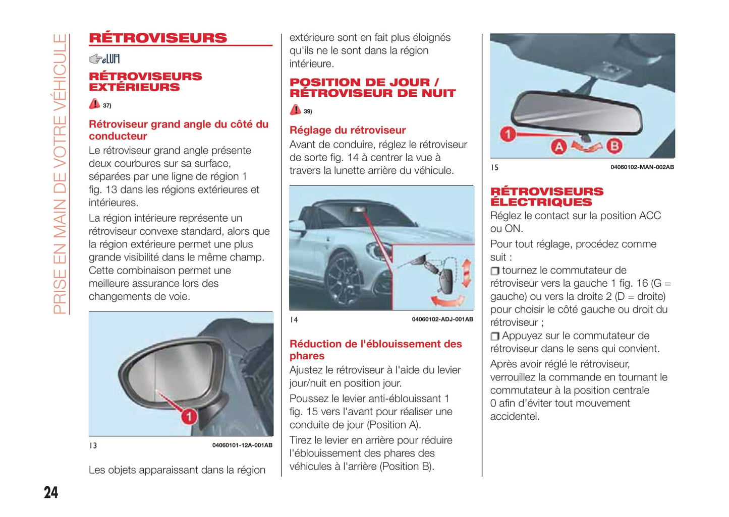 2016-2019 Abarth 124 Spider Gebruikershandleiding | Frans