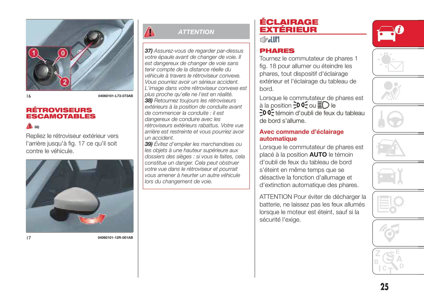 2016-2019 Abarth 124 Spider Gebruikershandleiding | Frans