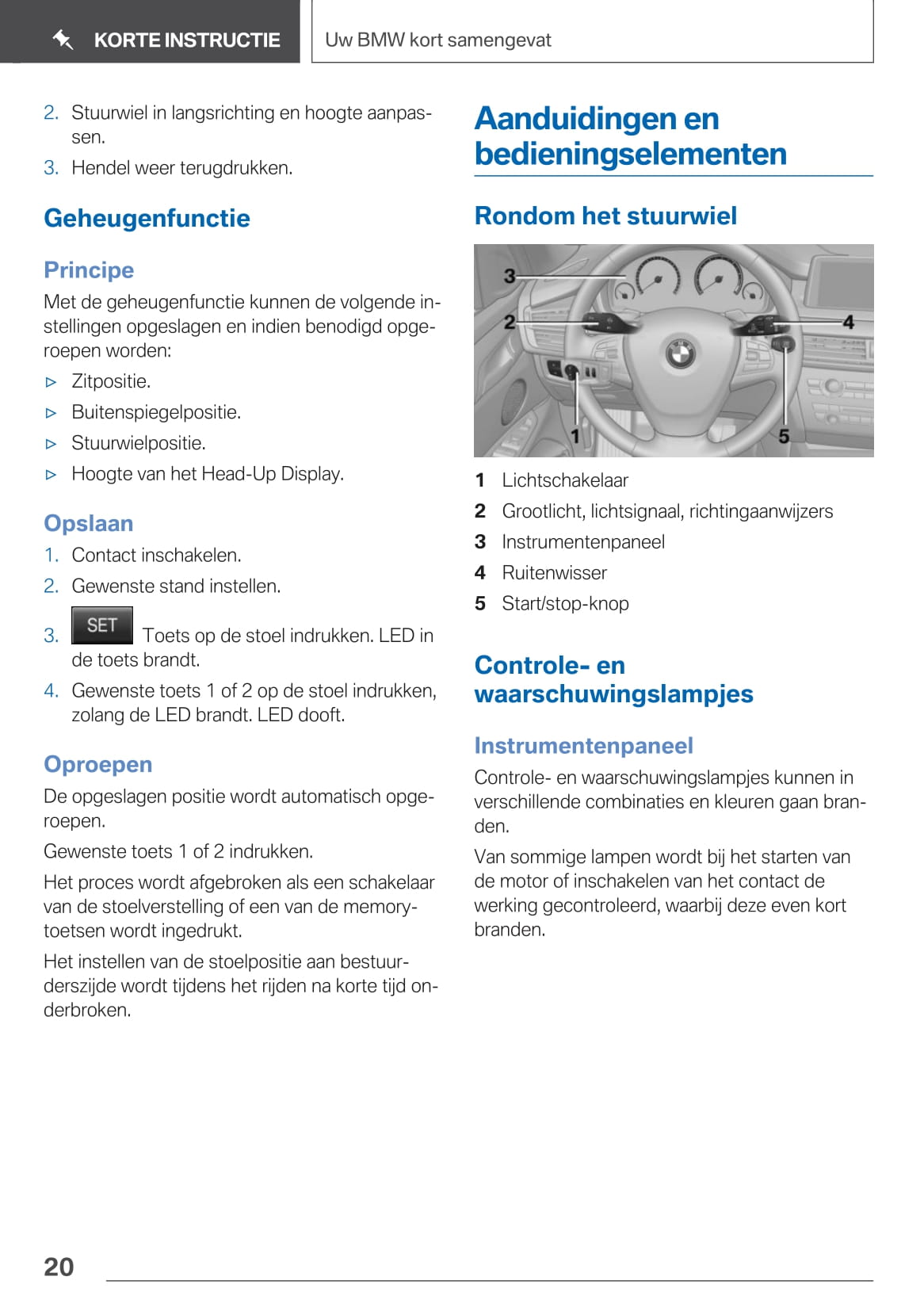 2014-2018 BMW X5 Manuel du propriétaire | Néerlandais
