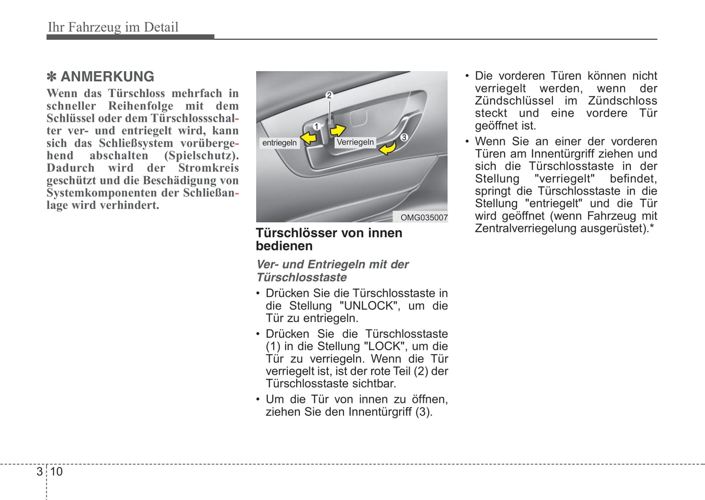 2008-2010 Kia Optima Manuel du propriétaire | Allemand