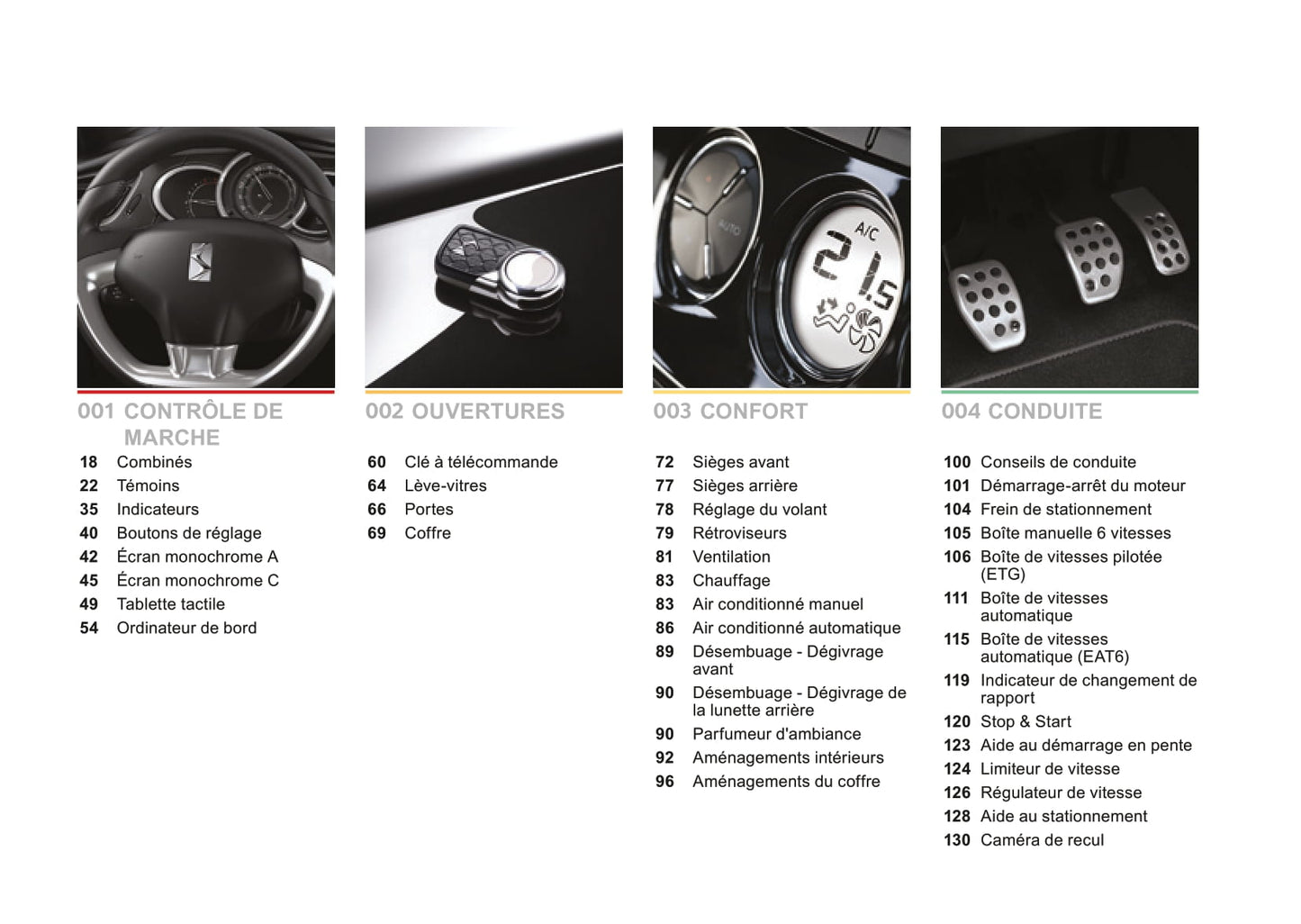 2016-2017 DS Automobiles DS 3 Gebruikershandleiding | Frans