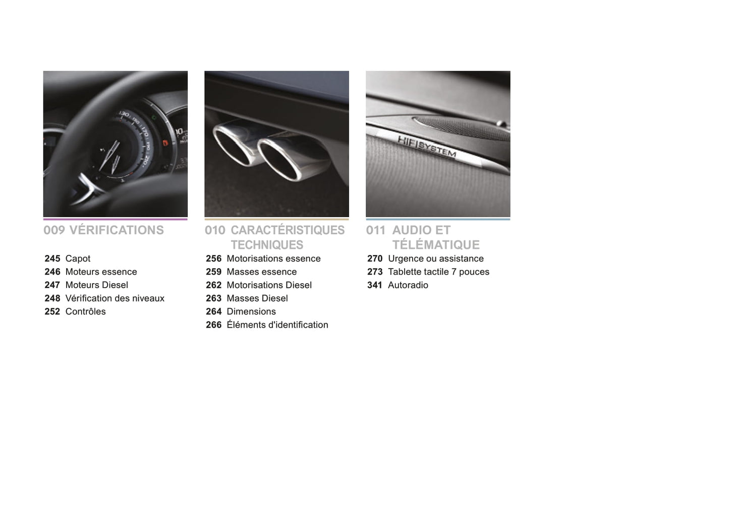 2016-2017 DS Automobiles DS 3 Gebruikershandleiding | Frans