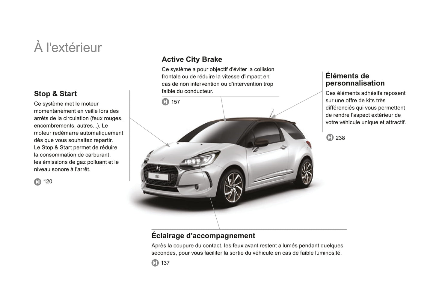 2016-2017 DS Automobiles DS 3 Gebruikershandleiding | Frans