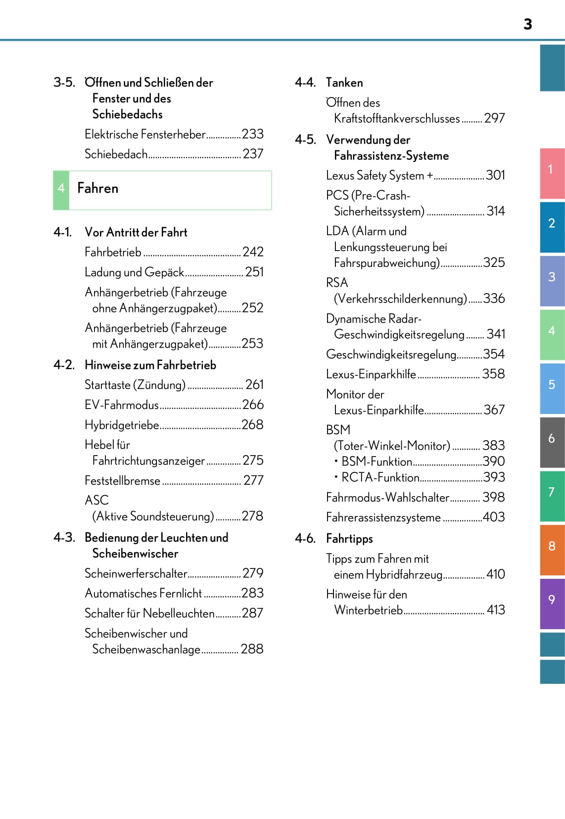 2017-2019 Lexus IS Manuel du propriétaire | Allemand