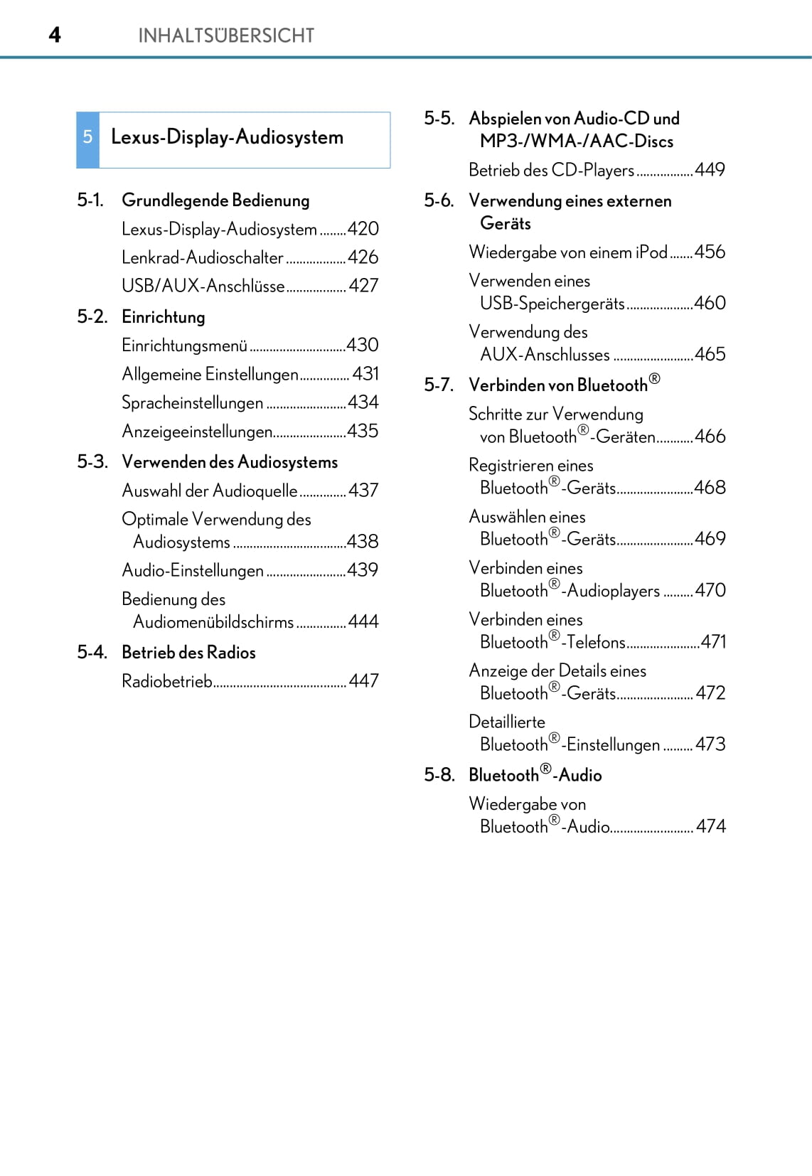 2017-2019 Lexus IS Manuel du propriétaire | Allemand
