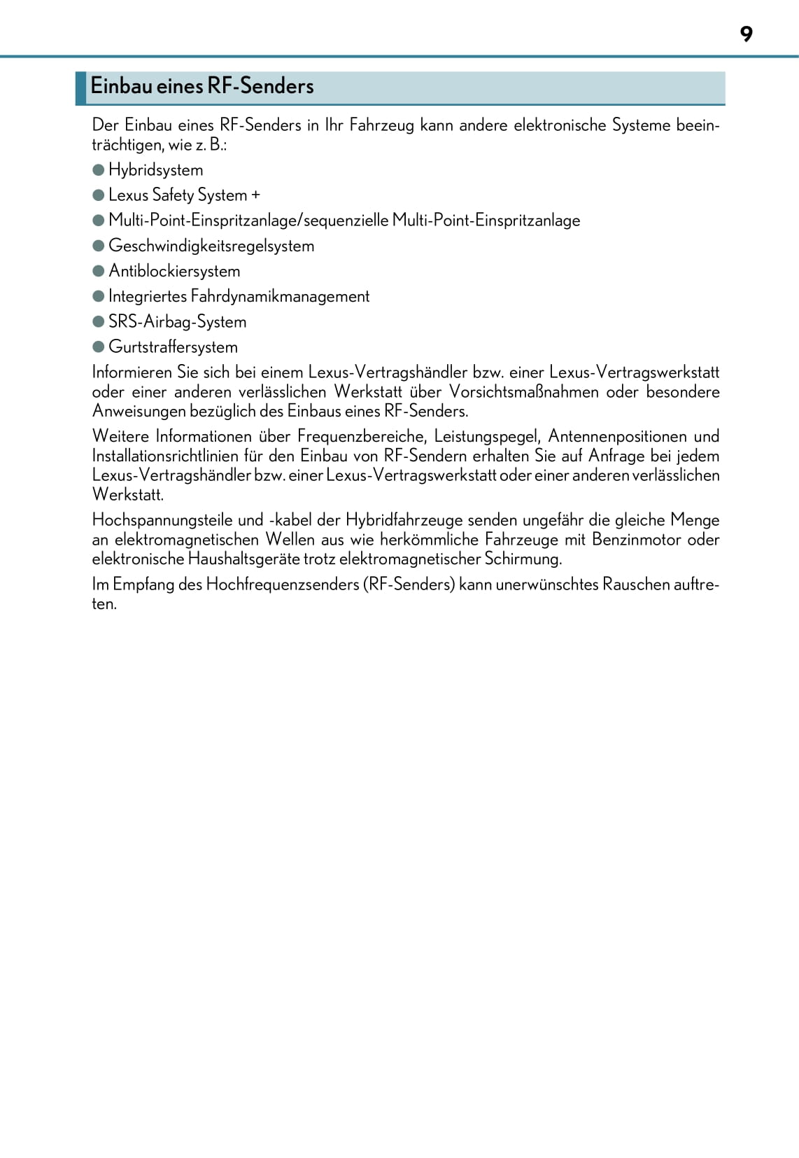 2017-2019 Lexus IS Manuel du propriétaire | Allemand