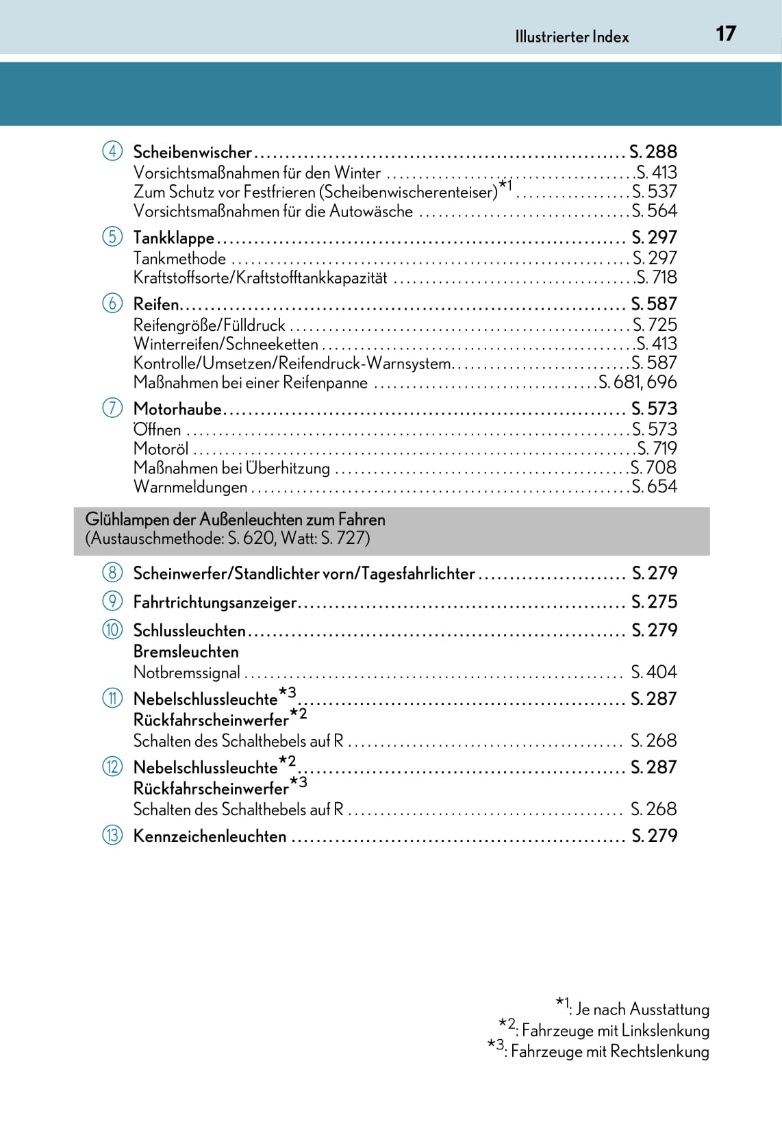 2017-2019 Lexus IS Manuel du propriétaire | Allemand
