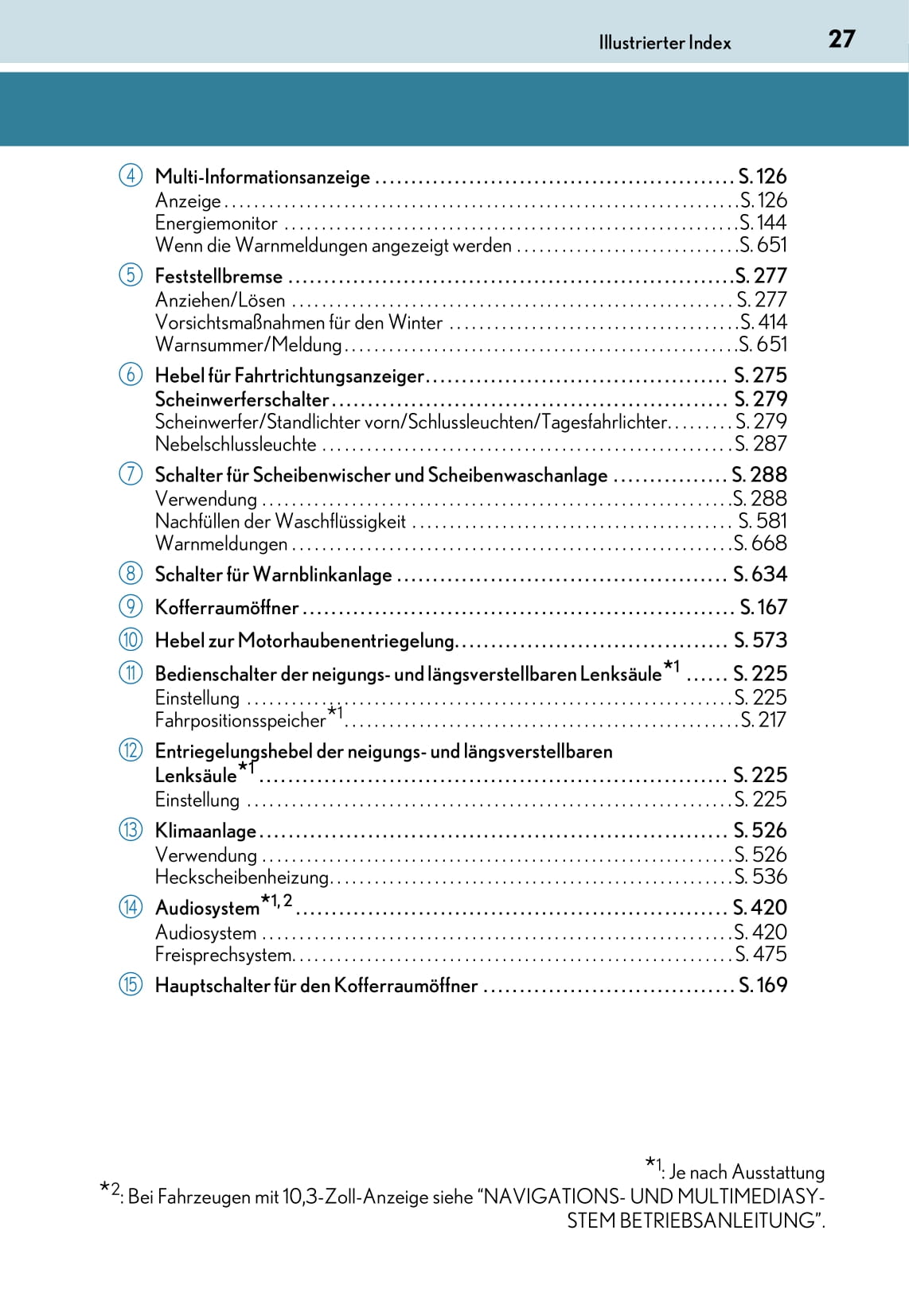 2017-2019 Lexus IS Manuel du propriétaire | Allemand