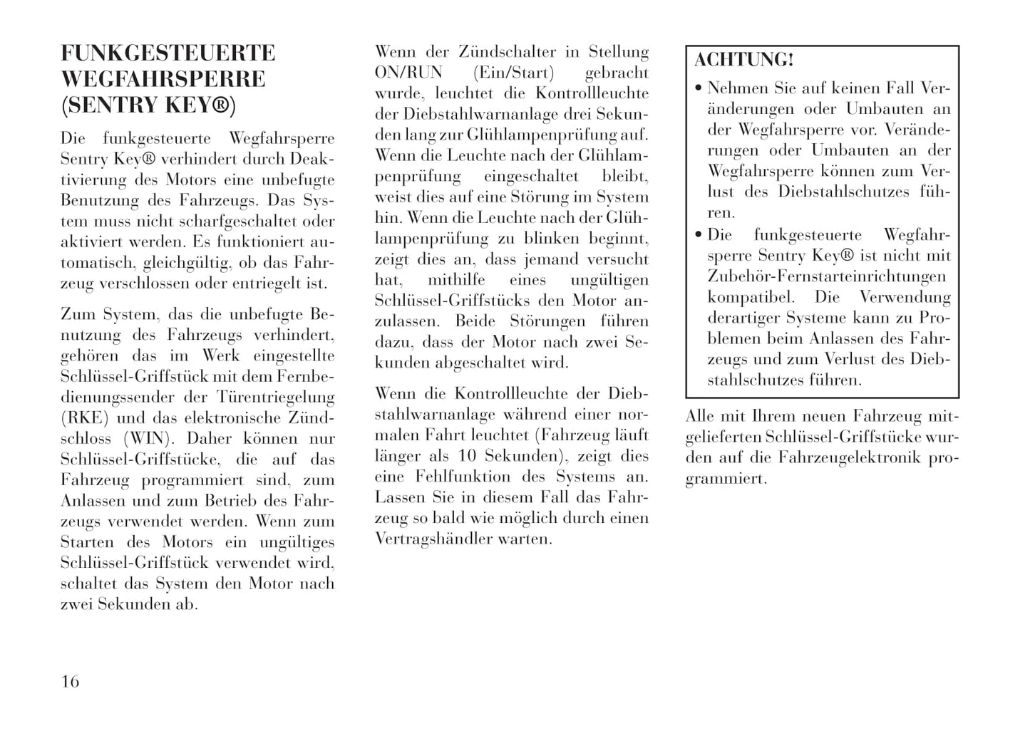 2011-2016 Lancia Voyager Gebruikershandleiding | Duits