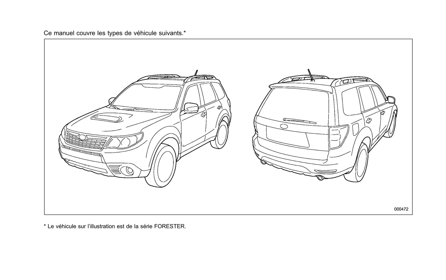 2008-2011 Subaru Forester Manuel du propriétaire | Français
