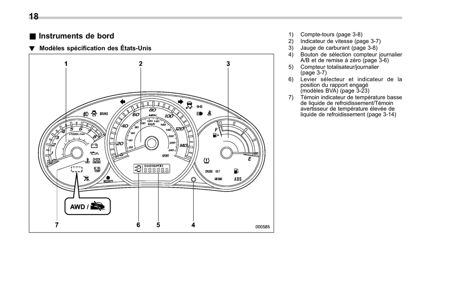 2008-2011 Subaru Forester Manuel du propriétaire | Français