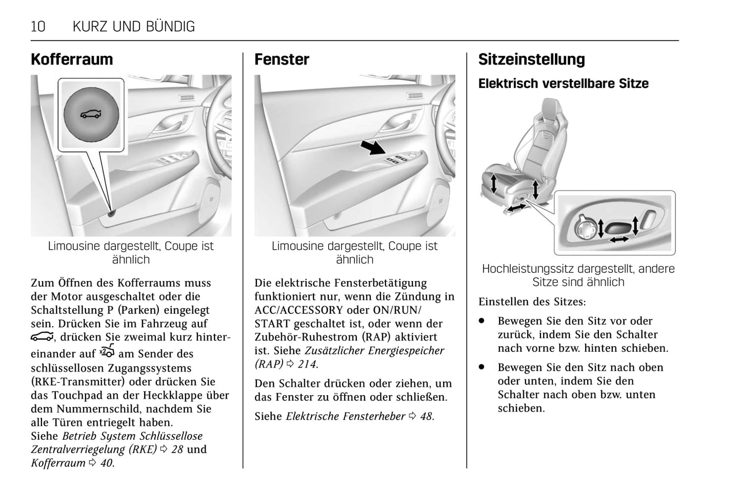 2012-2018 Cadillac ATS/ATS-V Owner's Manual | German