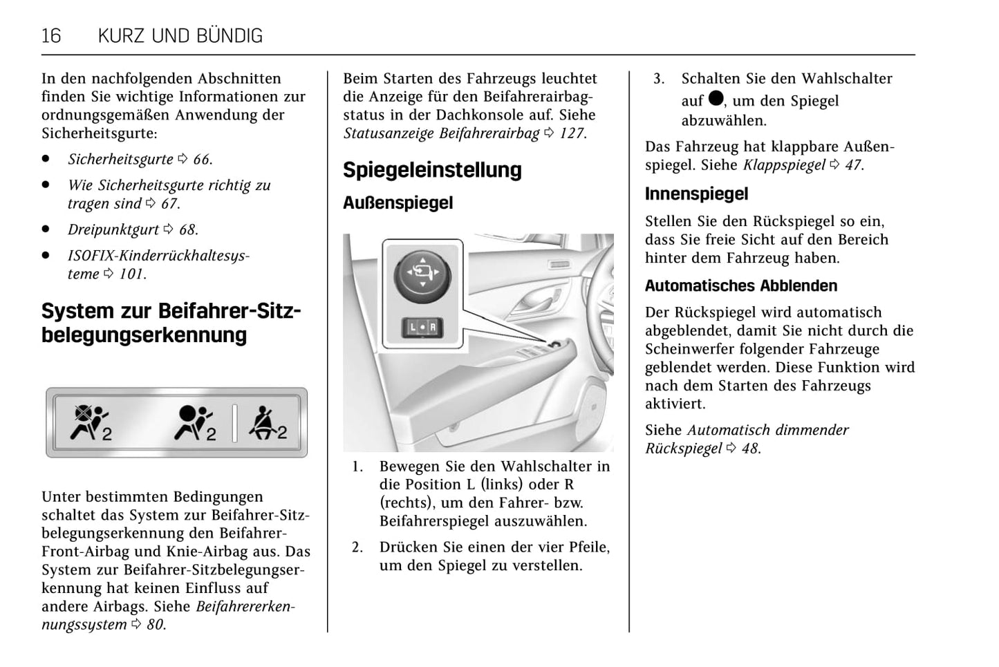2012-2018 Cadillac ATS/ATS-V Owner's Manual | German