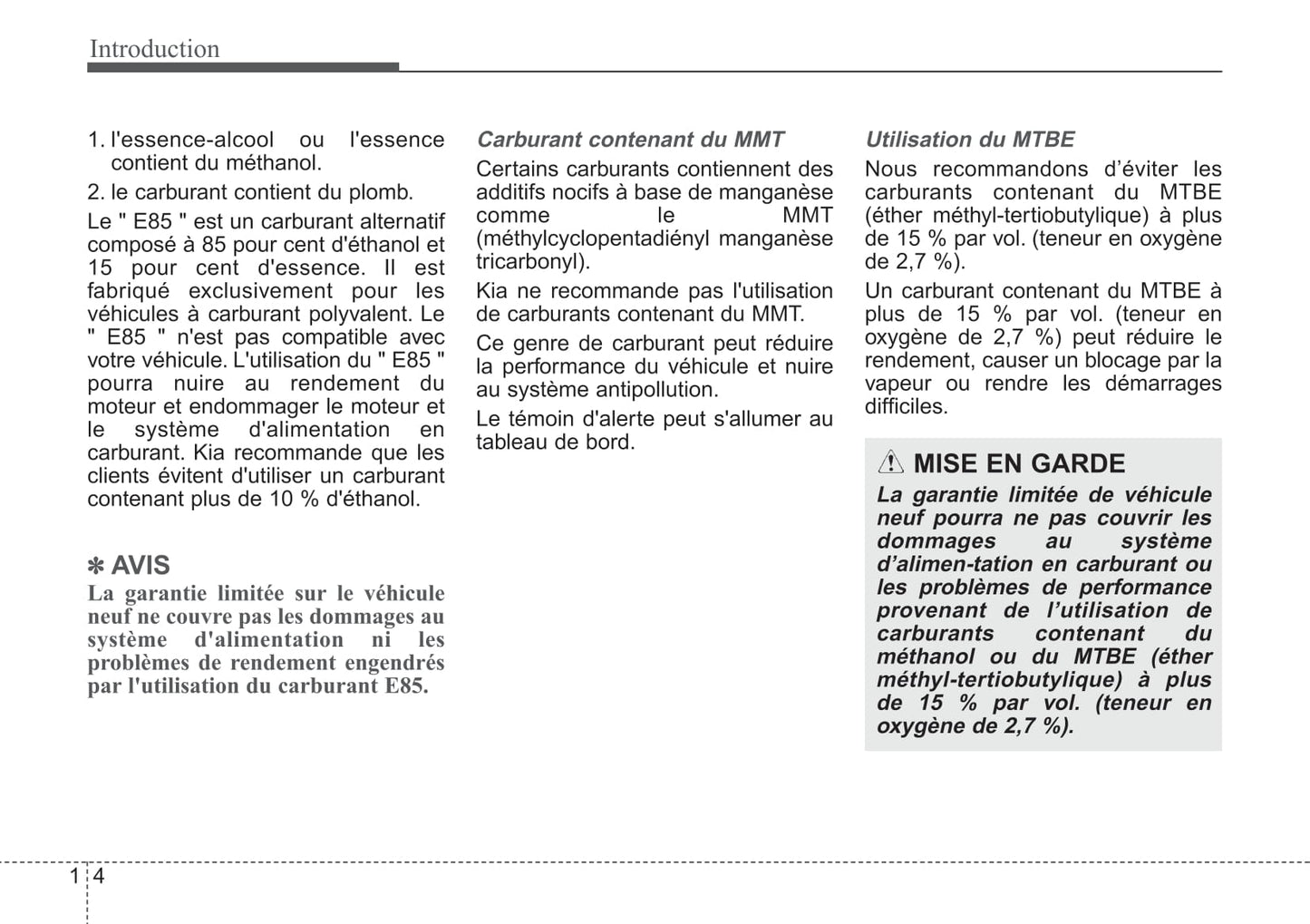 2012-2014 Kia Optima Manuel du propriétaire | Français