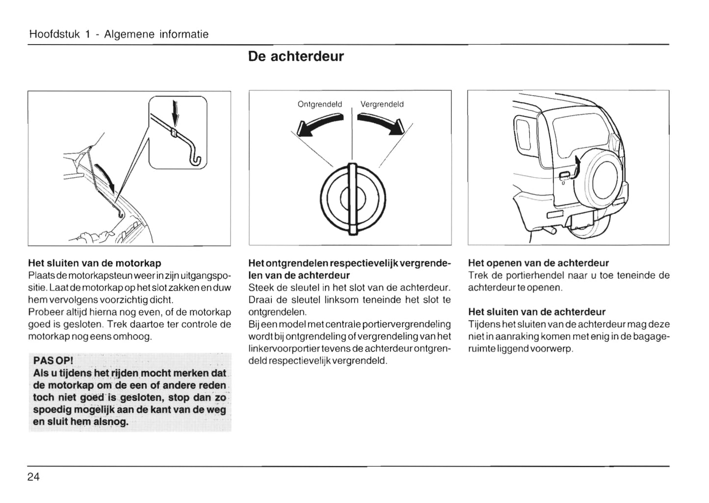 2000-2006 Daihatsu Terios Manuel du propriétaire | Néerlandais