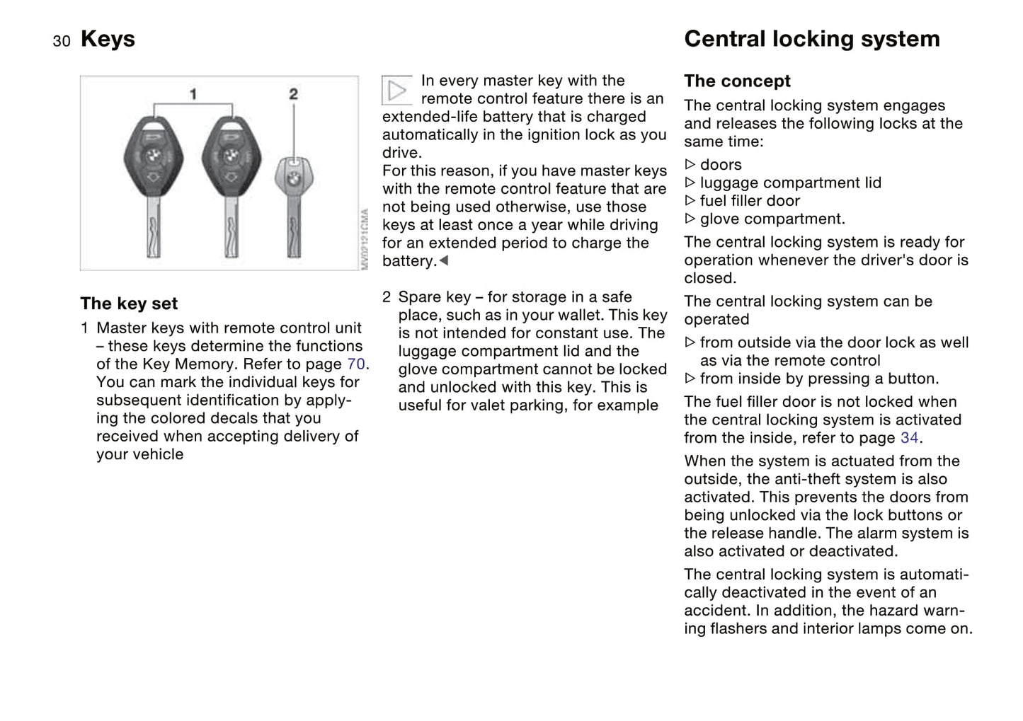 2003-2004 BMW 3 Series Convertible Bedienungsanleitung | Englisch