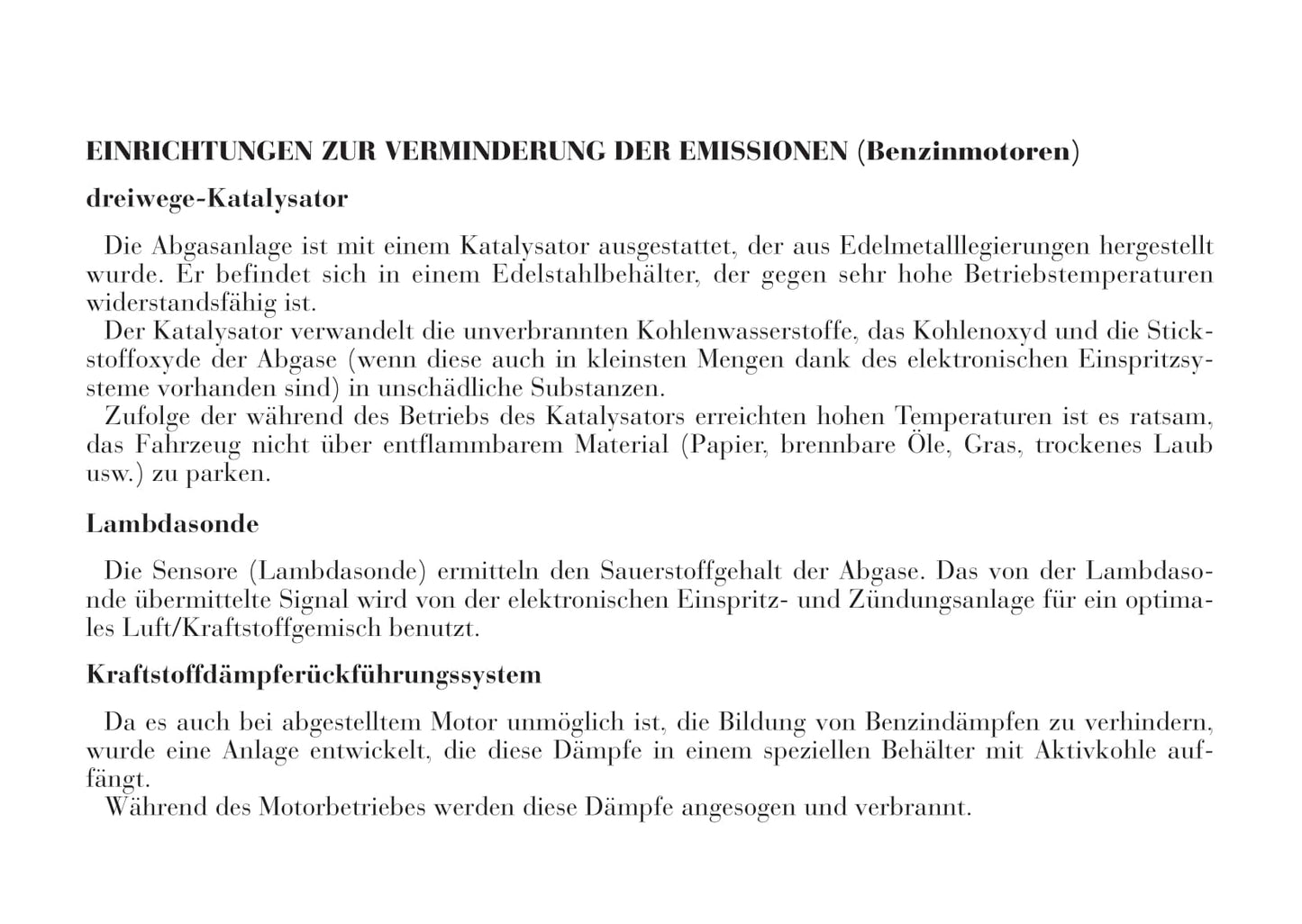 2002-2008 Lancia Thesis Owner's Manual | German
