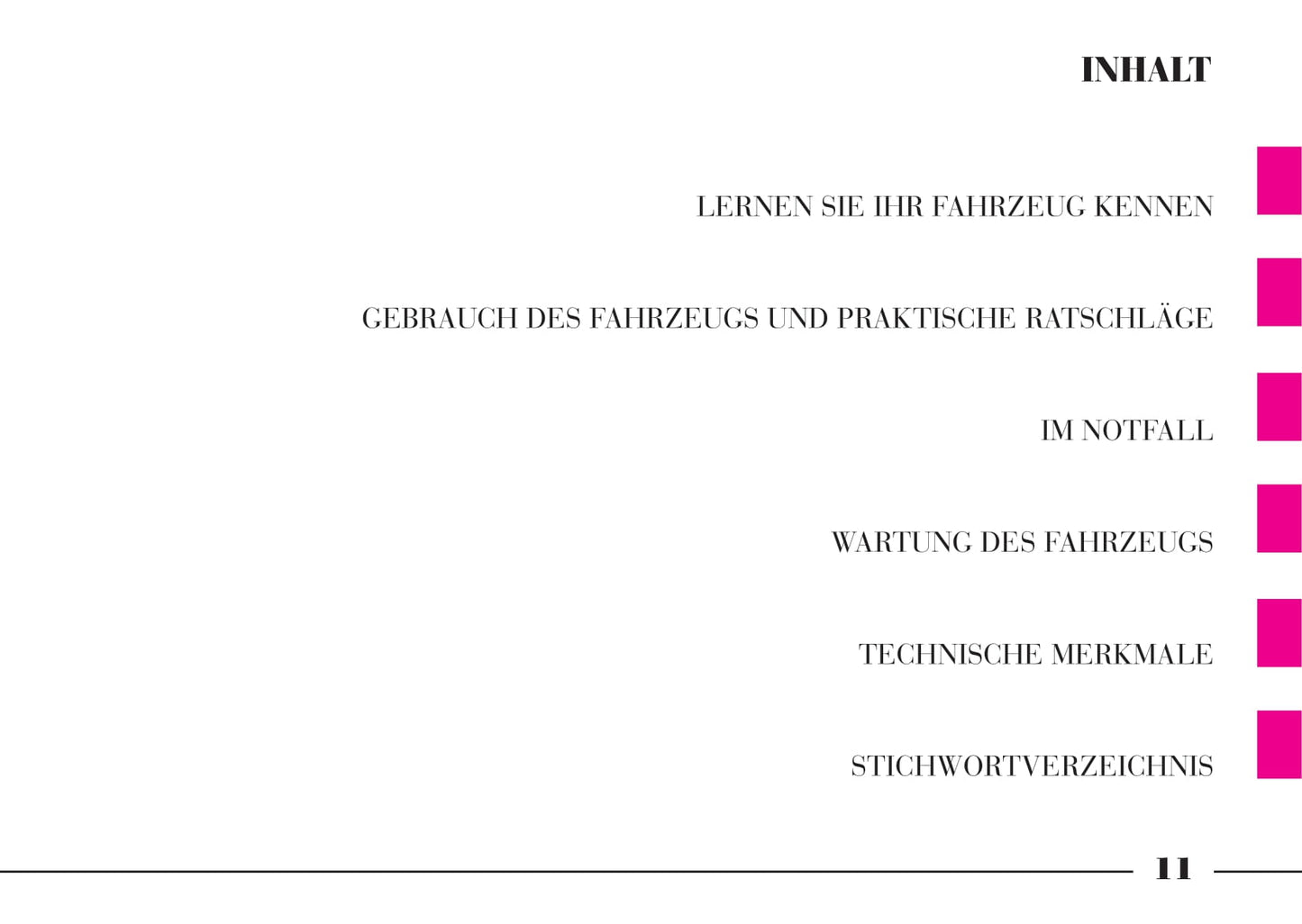 2002-2008 Lancia Thesis Owner's Manual | German