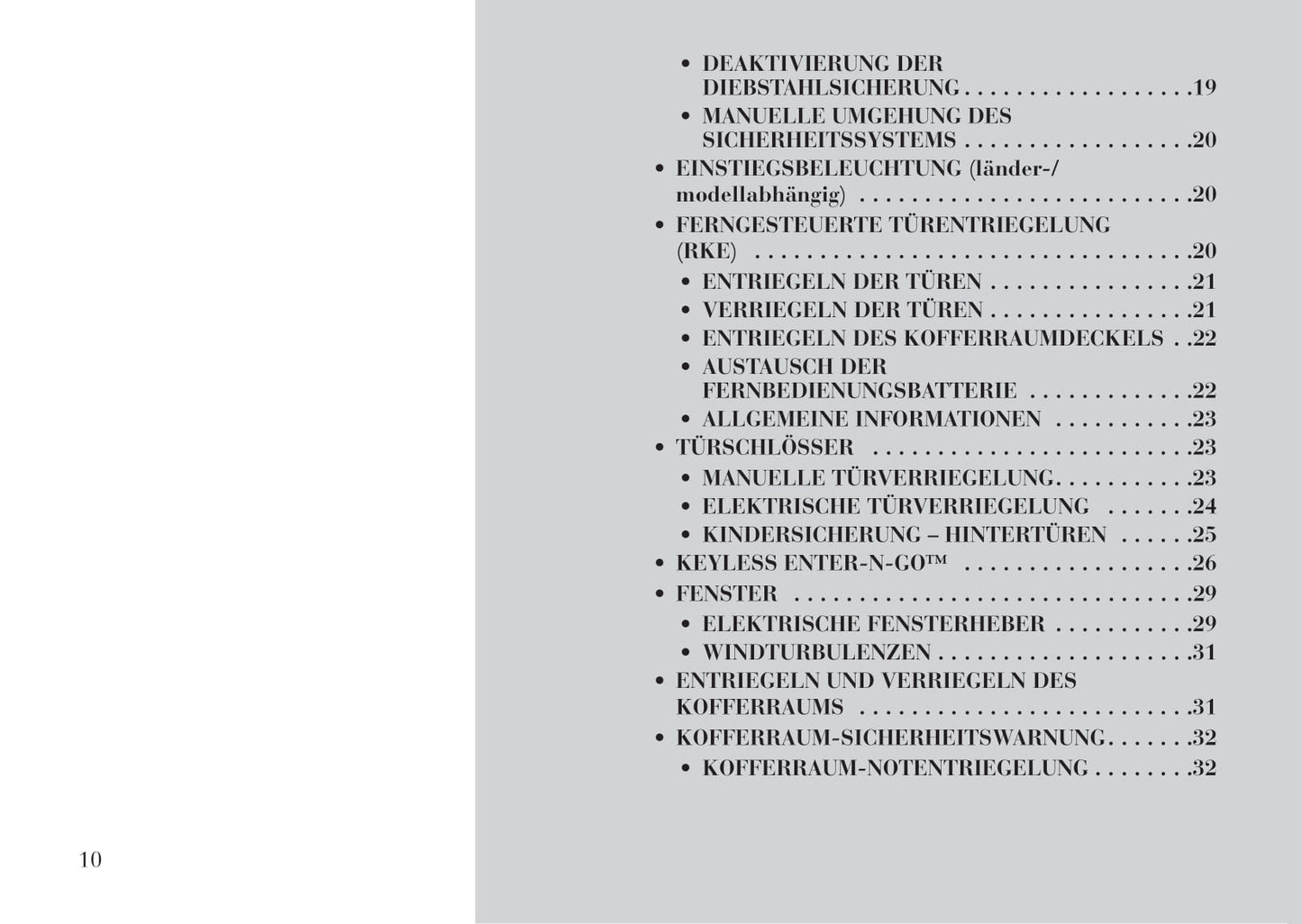 2011-2014 Lancia Thema Owner's Manual | German
