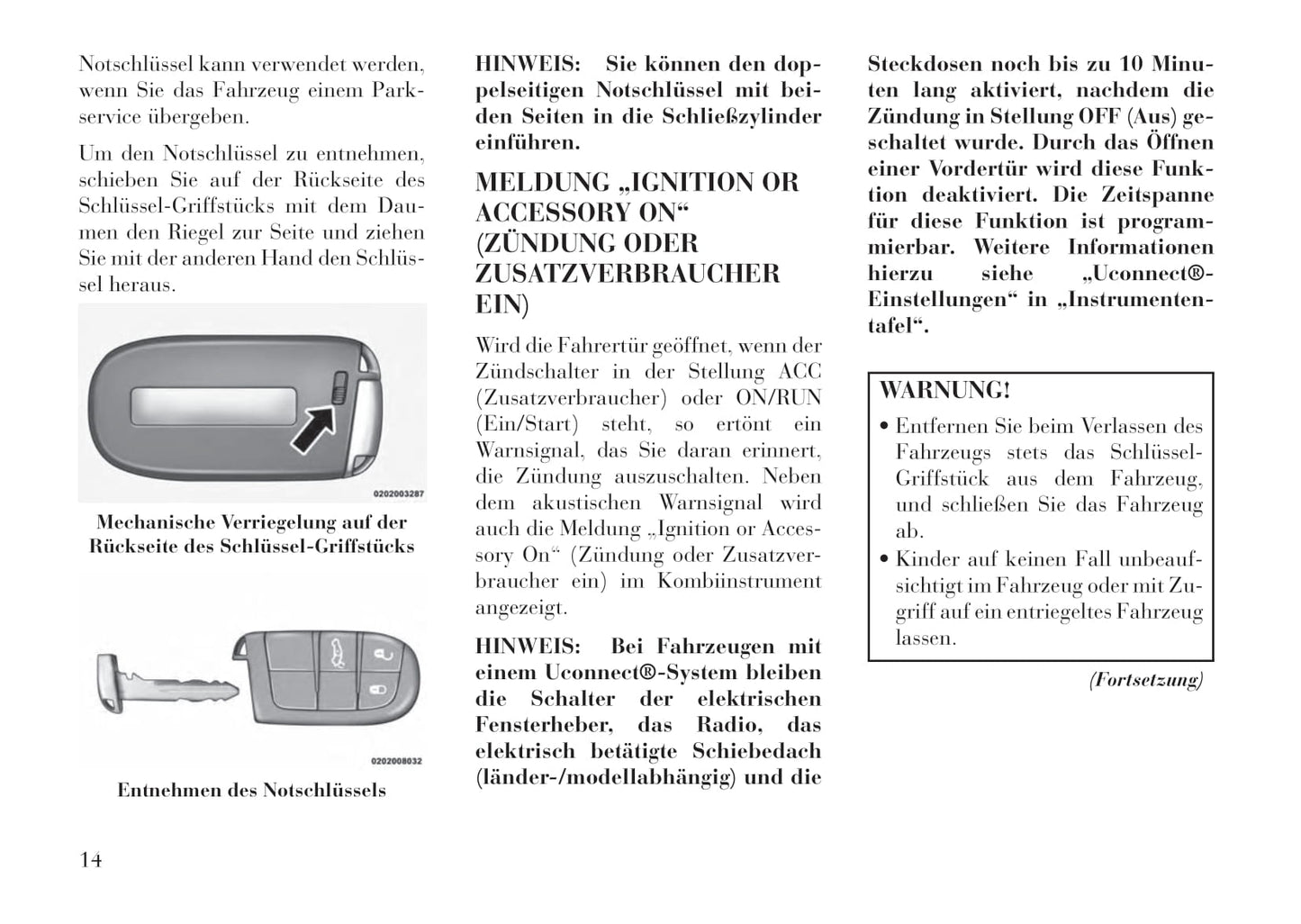 2011-2014 Lancia Thema Owner's Manual | German