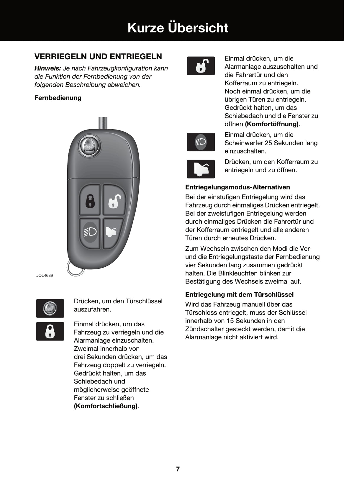 2001-2008 Jaguar X-Type Manuel du propriétaire | Allemand