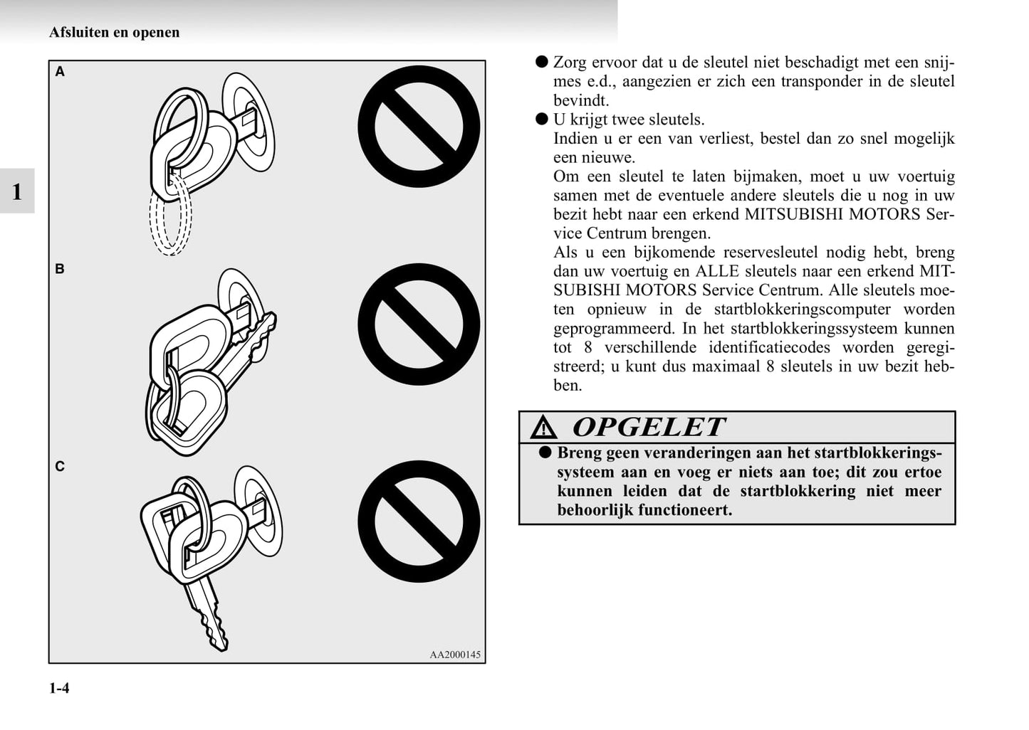 2004-2011 Mitsubishi Grandis Gebruikershandleiding | Nederlands