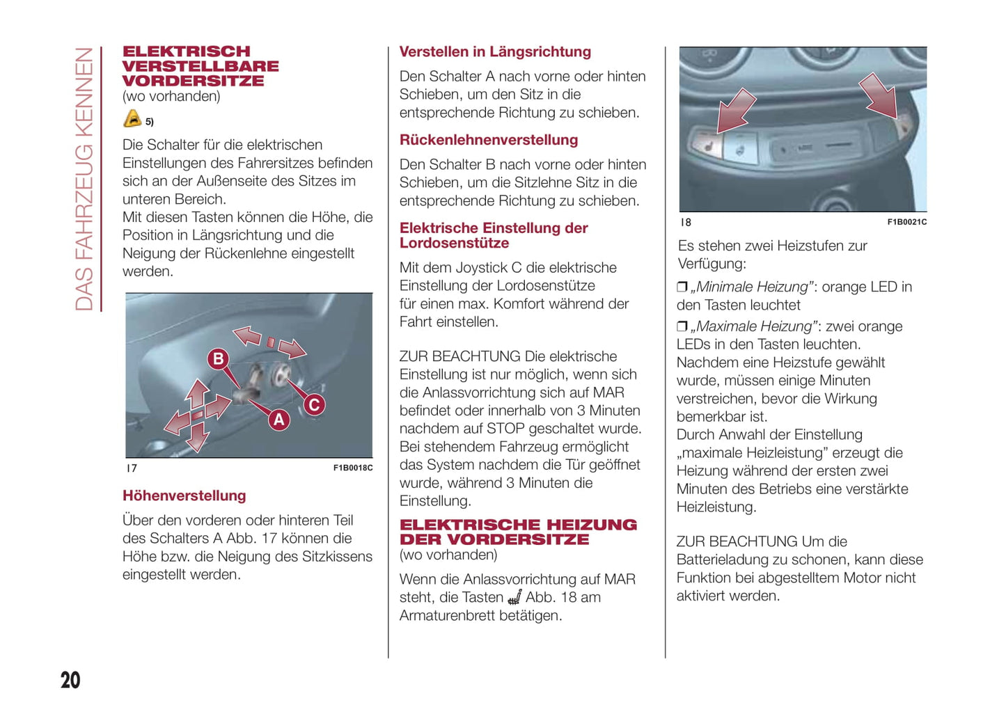 2016-2017 Fiat 500X Owner's Manual | German