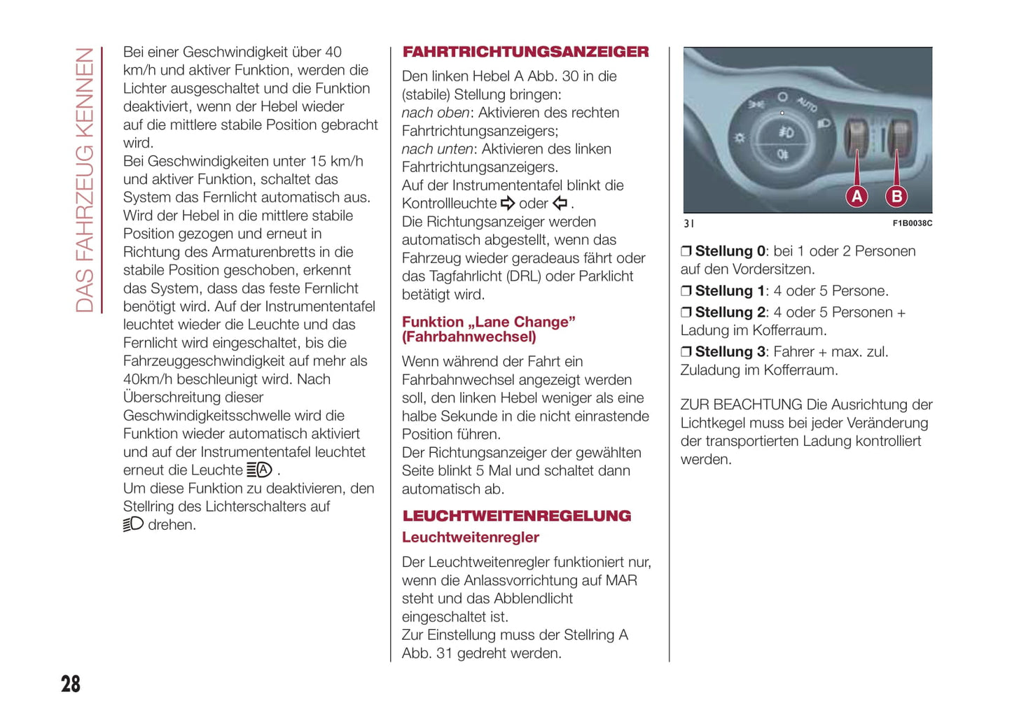 2016-2017 Fiat 500X Owner's Manual | German