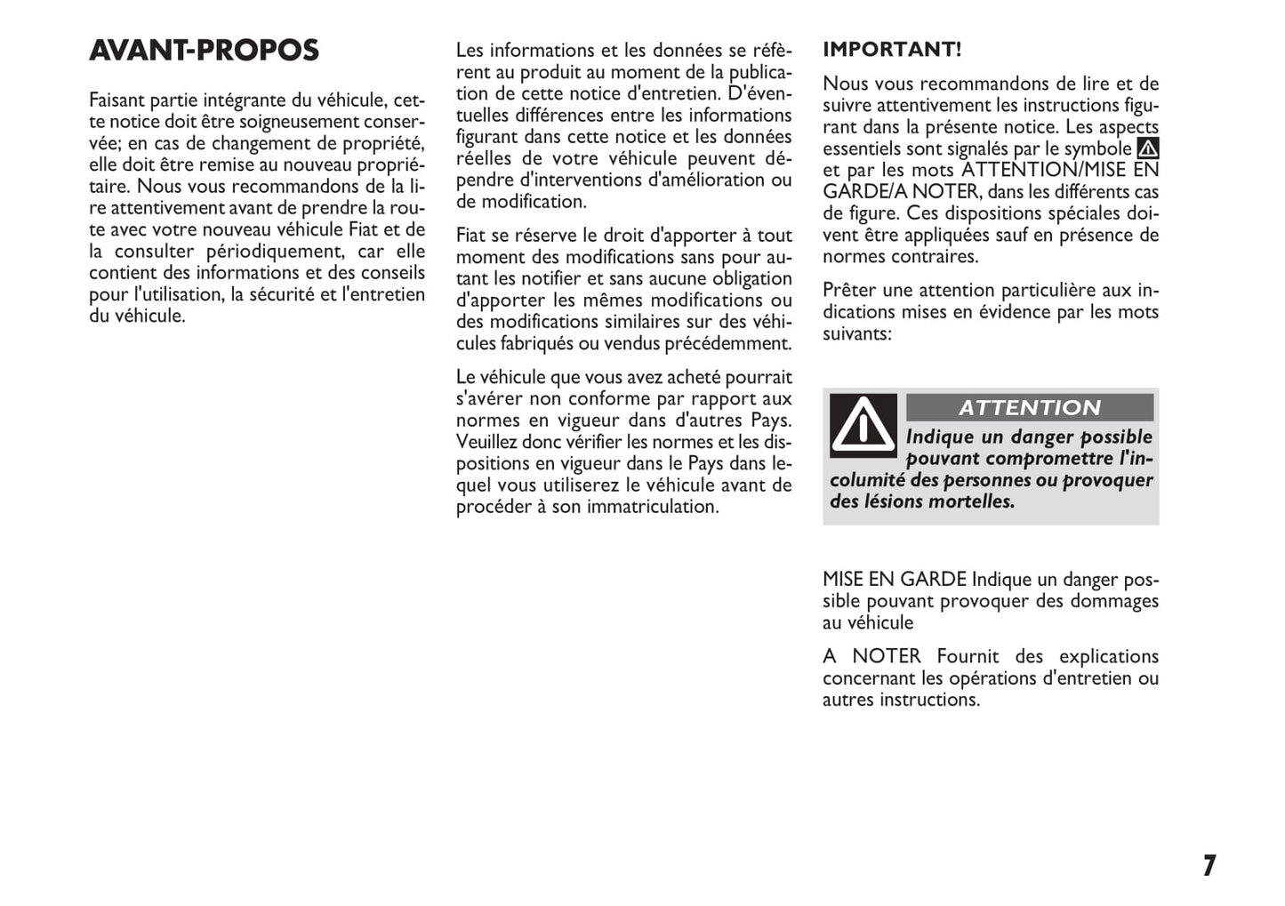 2012-2013 Fiat Sedici Manuel du propriétaire | Français