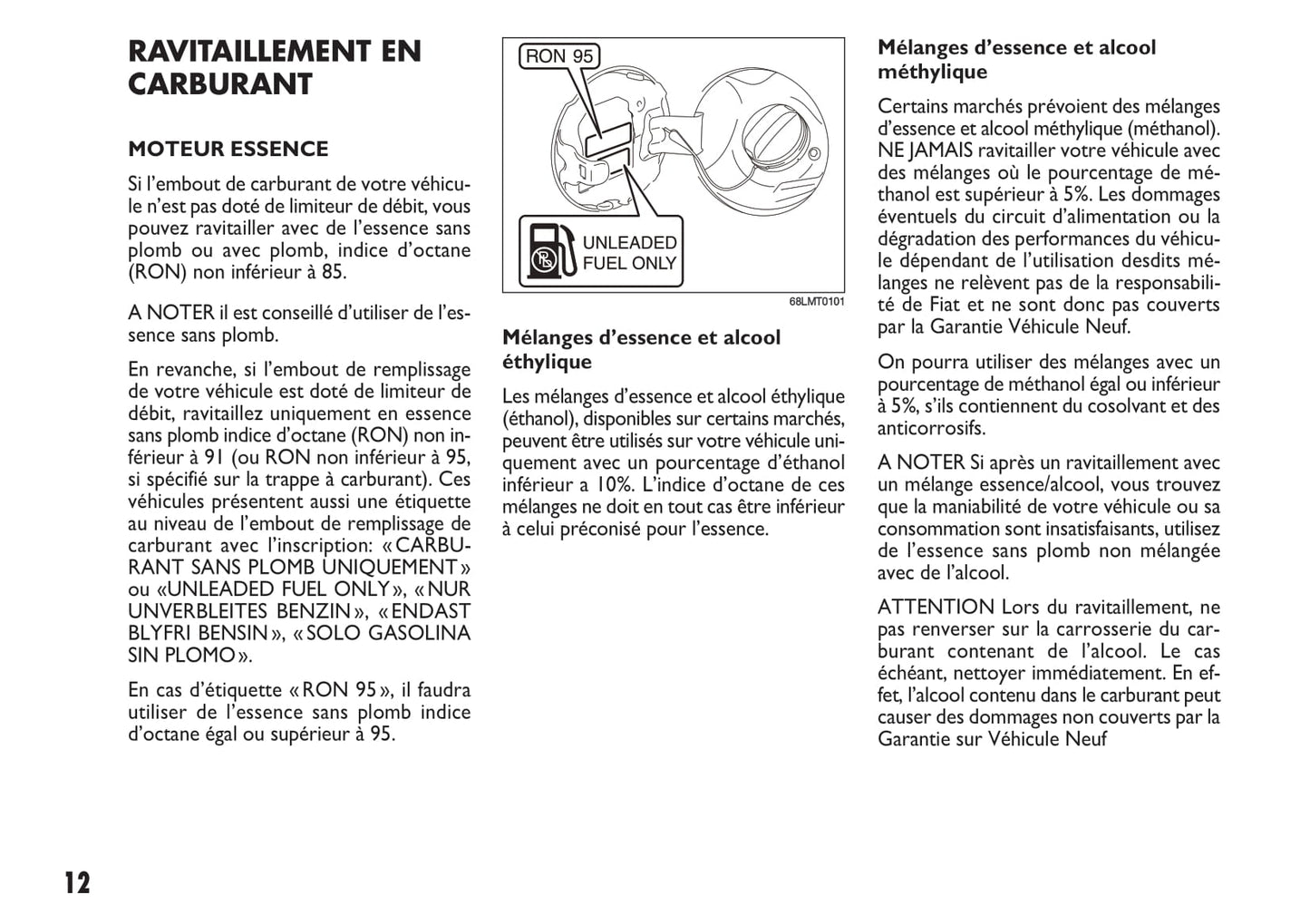 2012-2013 Fiat Sedici Manuel du propriétaire | Français