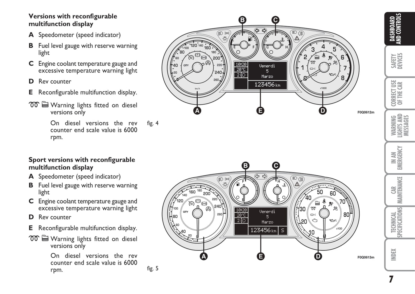 2007-2008 Fiat Bravo Bedienungsanleitung | Englisch