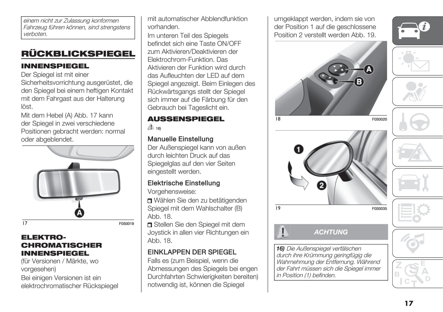 2020-2021 Fiat 500/500C Hybrid Bedienungsanleitung | Deutsch