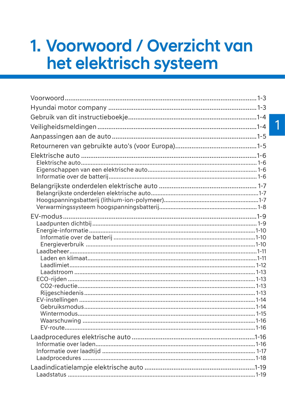 2021-2022 Hyundai Kona Electric Gebruikershandleiding | Nederlands