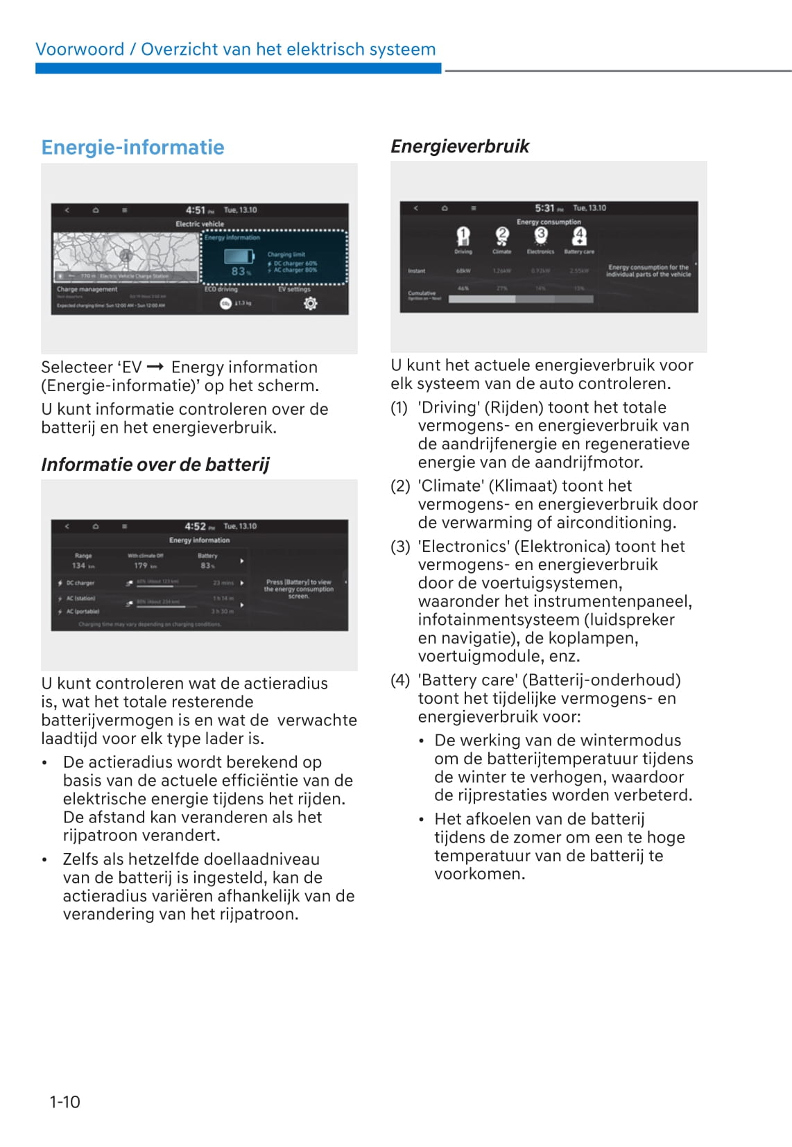 2021-2022 Hyundai Kona Electric Gebruikershandleiding | Nederlands