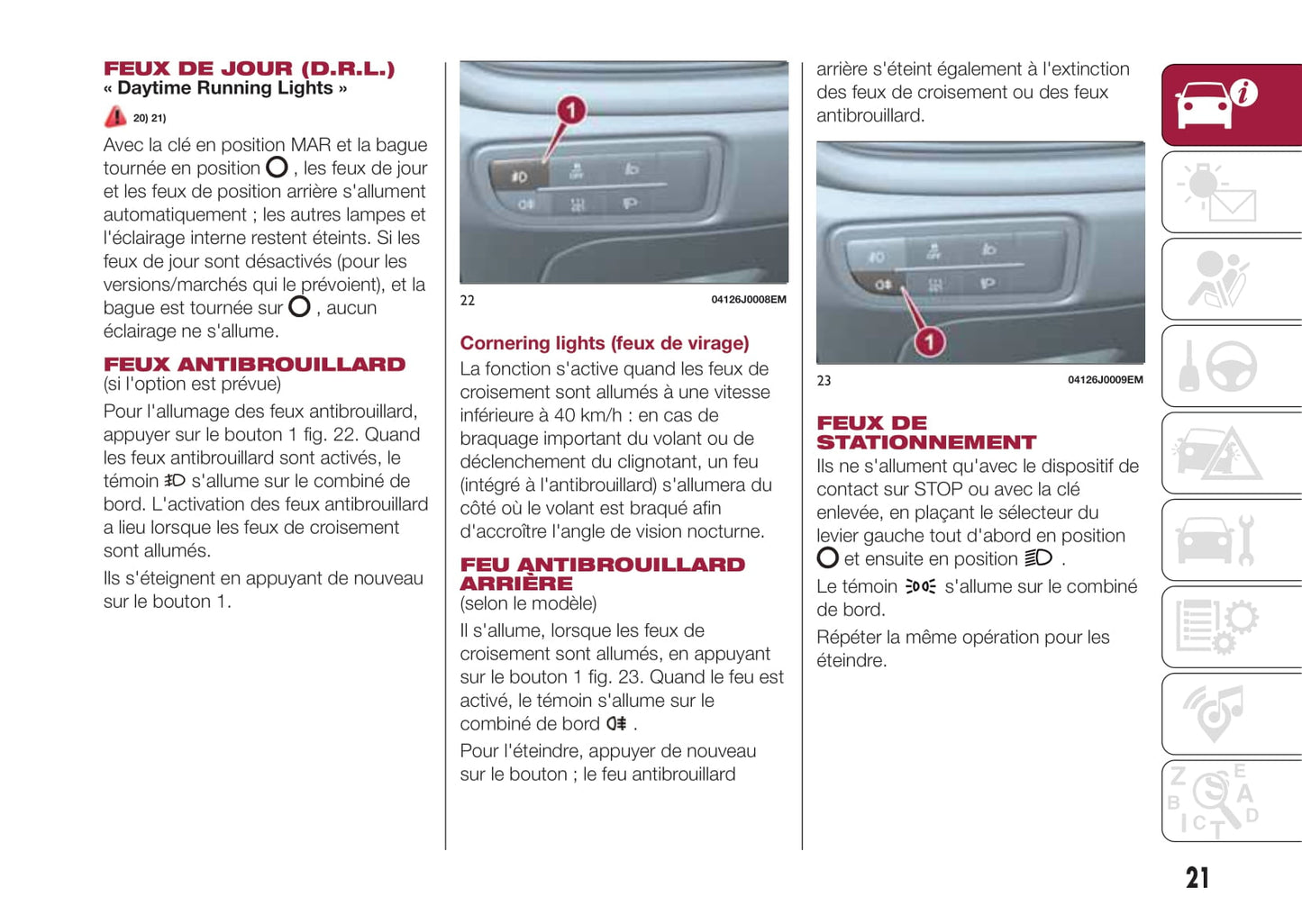 2017-2018 Fiat Tipo Bedienungsanleitung | Französisch