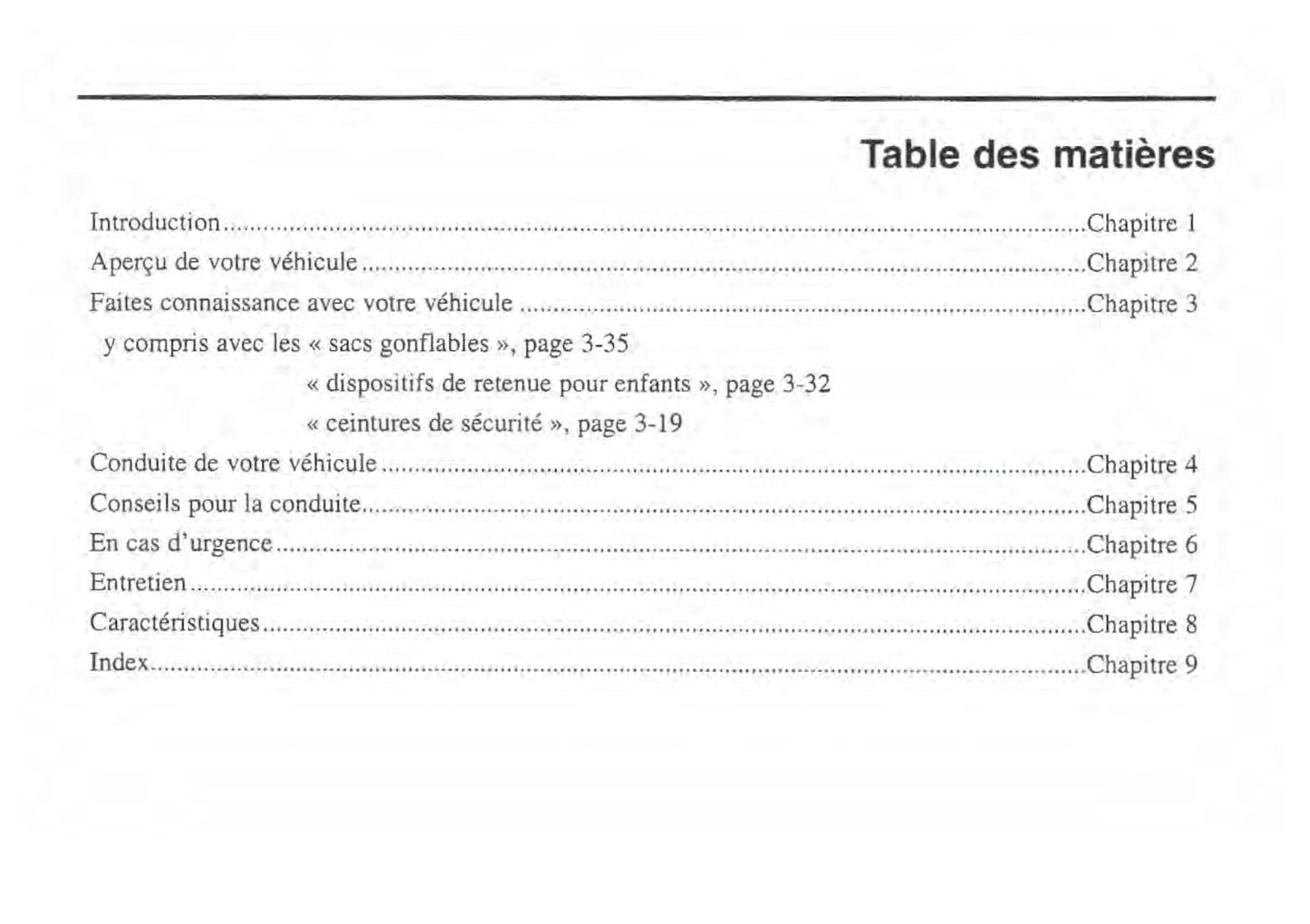 1993-2002 Kia Sportage Manuel du propriétaire | Français