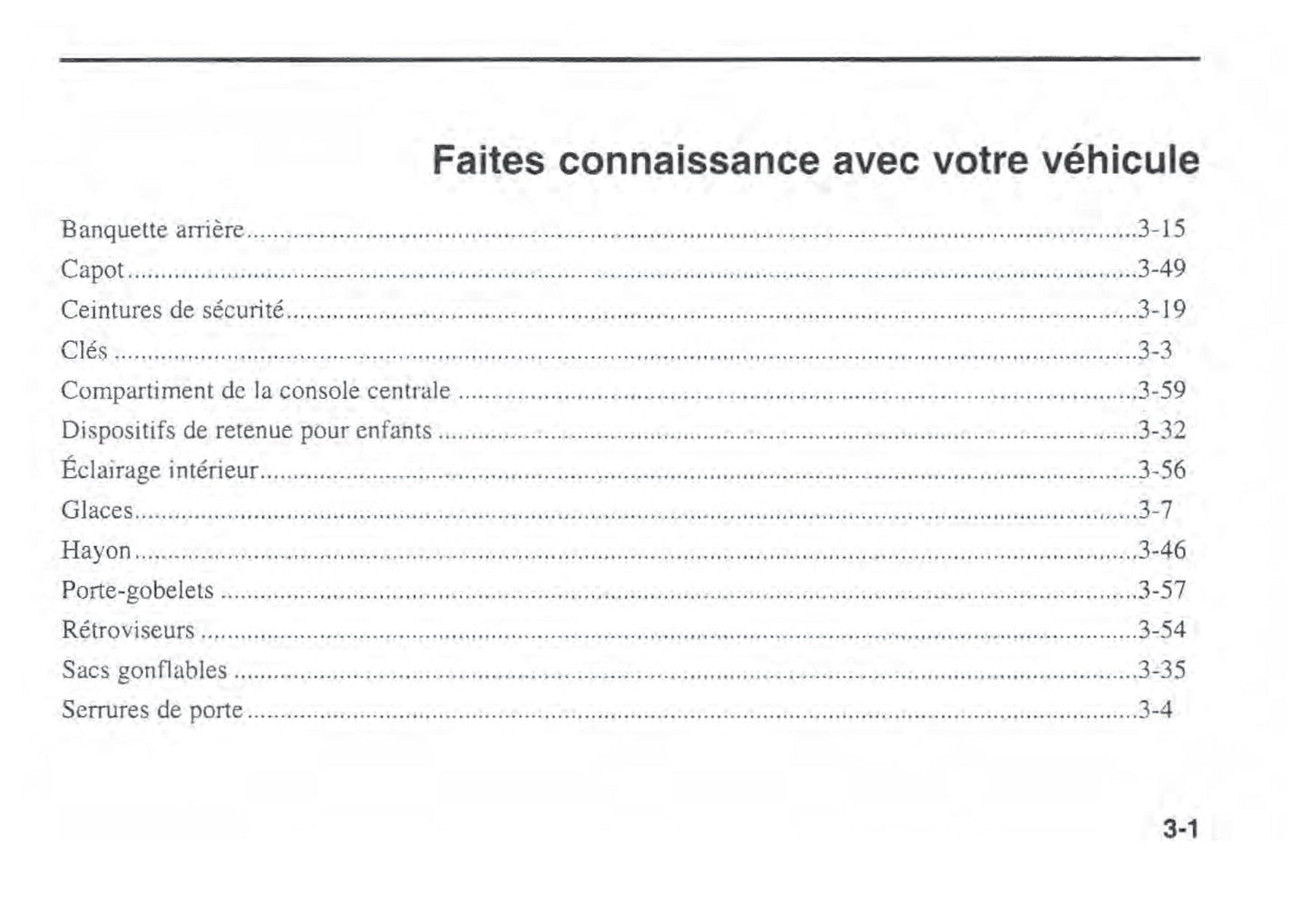 1993-2002 Kia Sportage Manuel du propriétaire | Français