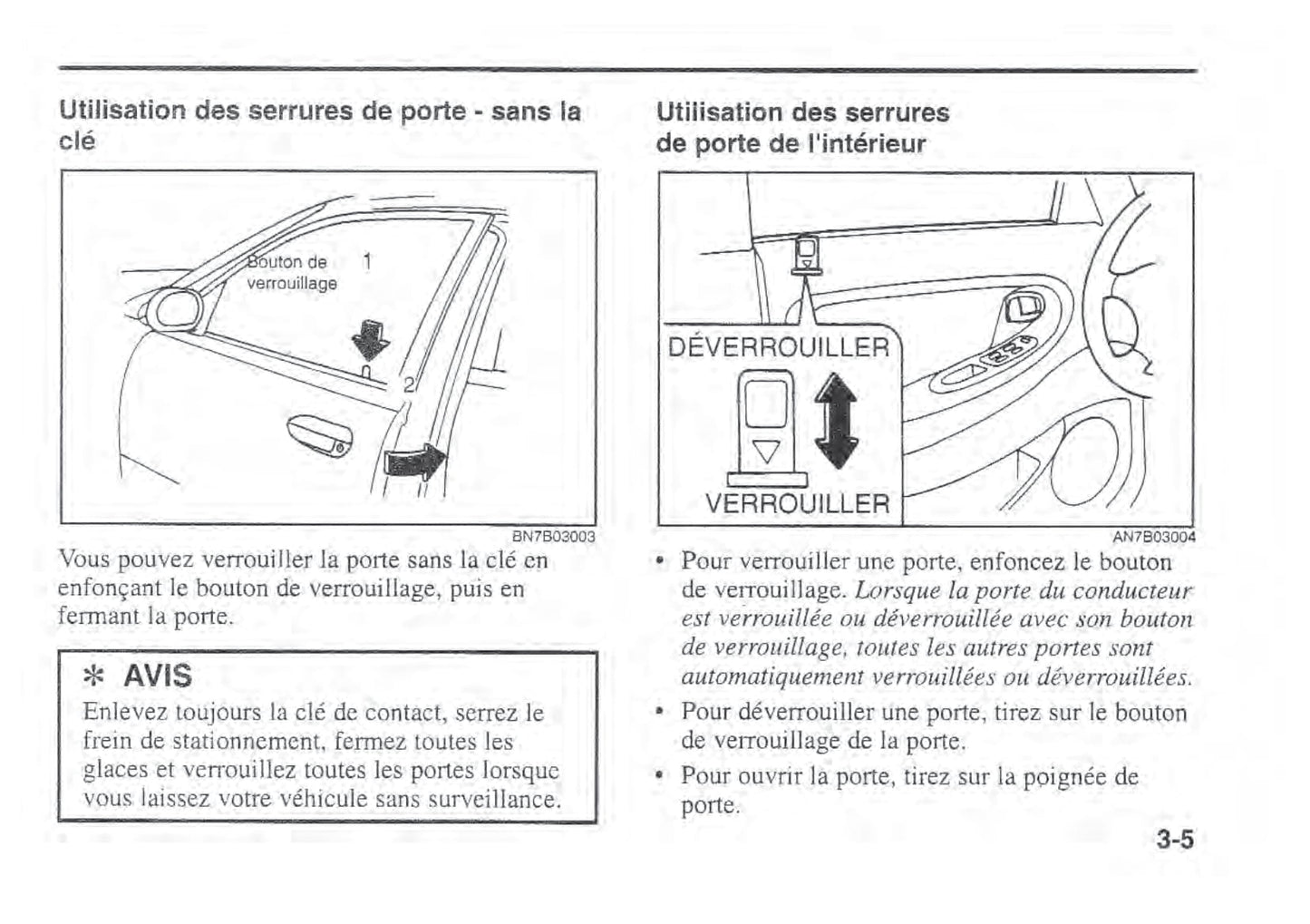 1993-2002 Kia Sportage Manuel du propriétaire | Français
