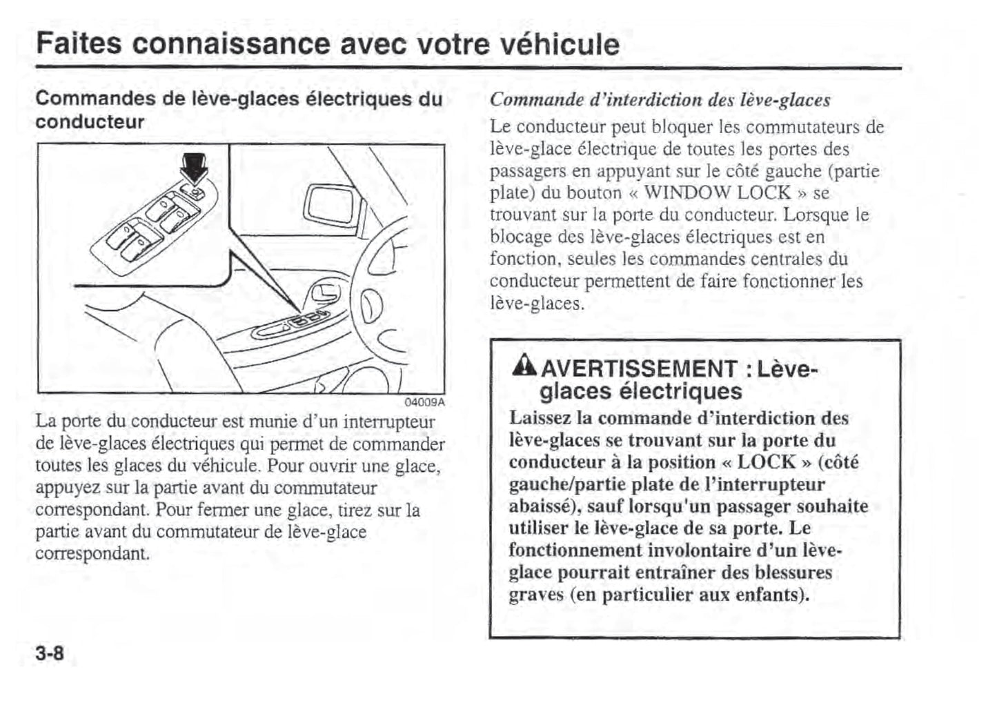 1993-2002 Kia Sportage Manuel du propriétaire | Français