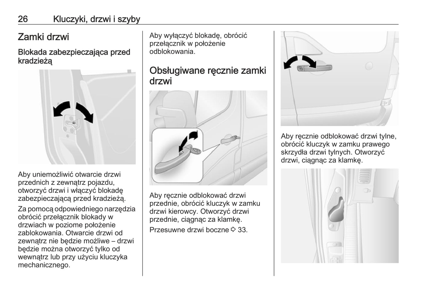 2018-2019 Opel Movano Gebruikershandleiding | Pools