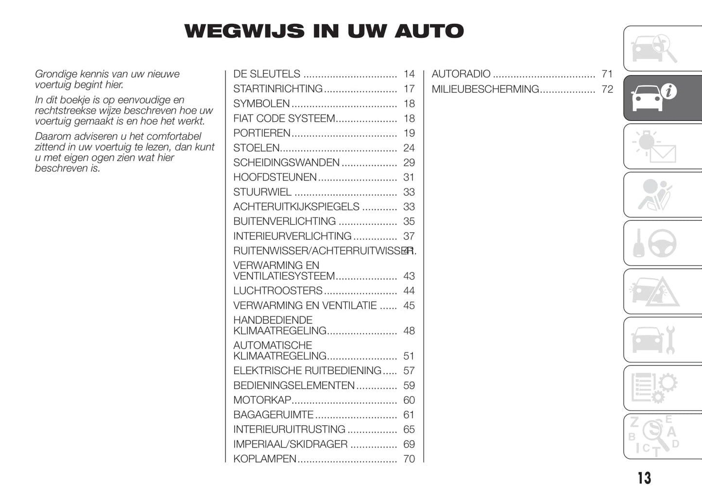 2015-2016 Fiat Doblò Bedienungsanleitung | Niederländisch