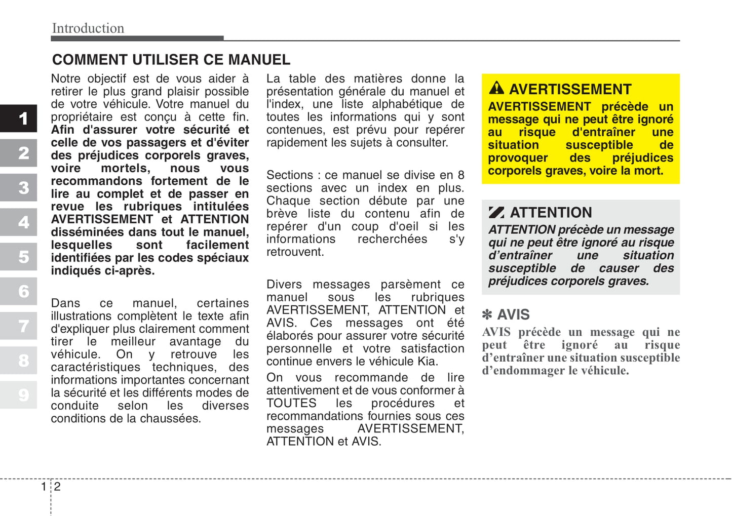 2007-2008 Kia Sportage Manuel du propriétaire | Français