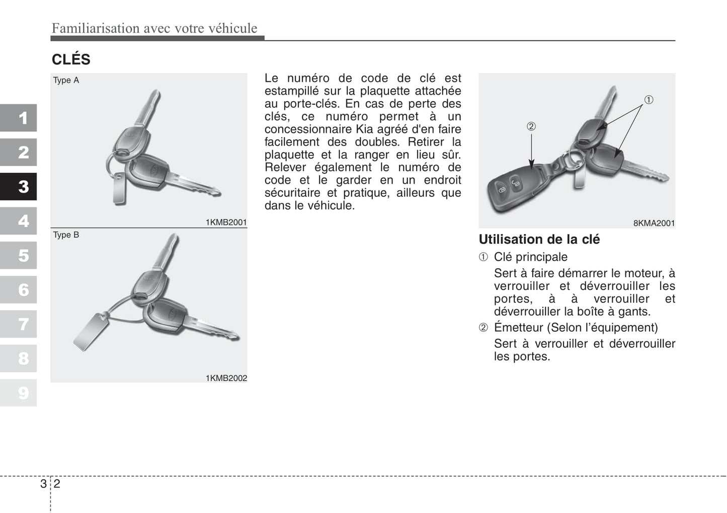 2007-2008 Kia Sportage Manuel du propriétaire | Français