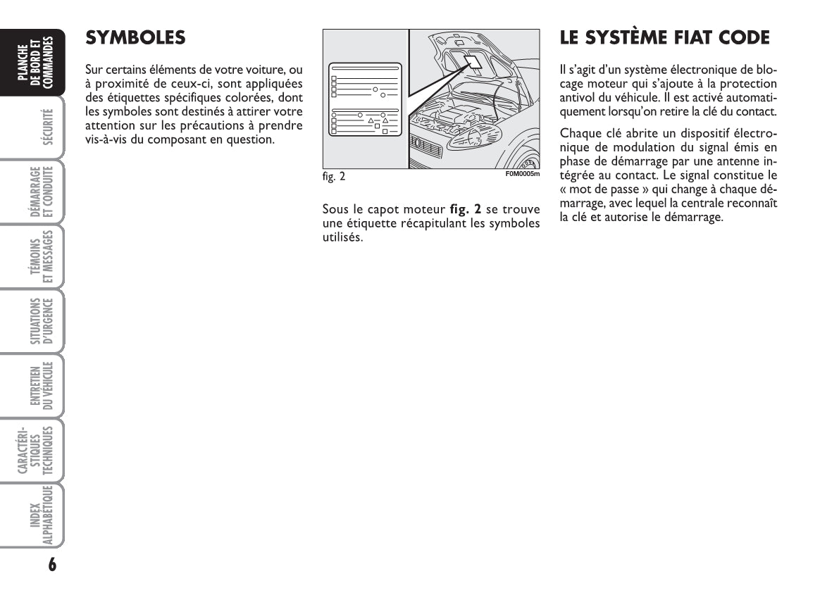 2010-2011 Fiat Punto/Grande Punto Owner's Manual | French