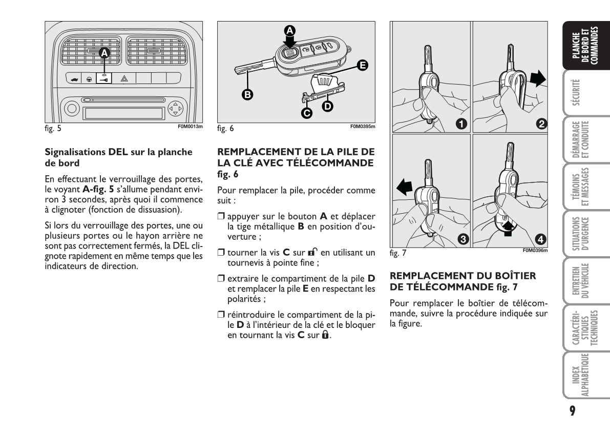 2010-2011 Fiat Punto/Grande Punto Owner's Manual | French
